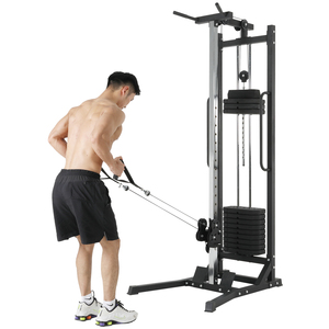 Palestra Monostazione Leg Extension Attrezzatura Multifunzionale per Allenamento di Forza Fitness Domestico Trainer Funzionale in Acciaio - Product Image 1
