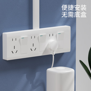 คณะกรรมการเทคนิคไฟฟ้าระหว่างประเทศ ปลั๊กไฟแบบติดผนัง 4 ช่อง 10A AC220V ทองแดงแท้ แผงเต้ารับไฟฟ้าในครัวเรือน - Product Image 2