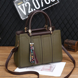 SHOPCEO PU Leather HandBag Women Tassel Crossbody Shoulder Bags Totes - Product Image 6