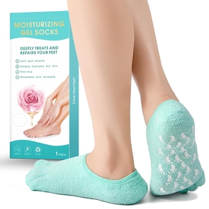 5 ngón chân giữ ẩm Silicone gel vớ làm mát Gel vớ Gel chăm sóc bàn chân Grip năm Vớ ngón chân - Product Image 3