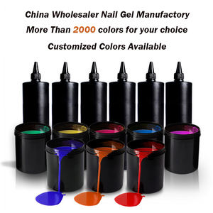 Groothandel 1Kg Bulk Nagellak 2000 + Kleuren Hoge Pigment Langdurige Uv/Led Soak Designer Franse Stijl Goedkope Prijs Fles - Product Image 2