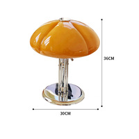 Lampe de table en verre Bauhaus Veilleuse de bureau nordique avec ampoule LED E27 AU EU UK US Plug pour chambre salon hôtel étude