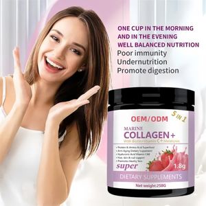 Il nostro supplemento marino della polvere del collagene di marca contiene la biotina, la vitamina C e la melatonina - Product Image 5