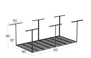 Регулируемые потолочные стойки из нержавеющей стали, решение для хранения в гараже для изготовления потолков из листового металла - Product Image 3