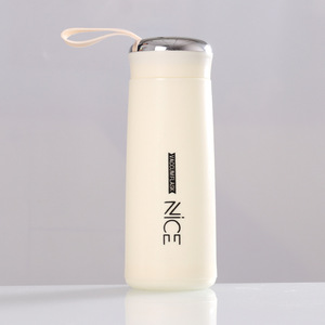 Nhà Sản Xuất Bán Buôn Macaron Màu Đẹp Cup 400Ml Ly Nước Thủy Tinh Cách Nhiệt Con Dấu Với Nắp Di Động Tùy Chỉnh - Product Image 5