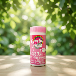 CRYSTAL FRESH Thailand (Bangkok) Herbal Antiperspirant Unisex Body Deodorant <b>Powder</b> 22g (CP-022 Scent) ISO9001 ISO22716 - Product Image 1