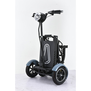 Scooter Eléctrico Plegable para Adultos Mayores, 16 km/h, Aleación de Aluminio, Cuatro Ruedas, Largo Alcance, Uso Doméstico - Product Image 2
