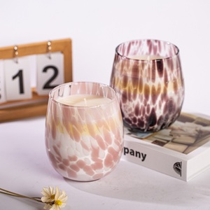 Machine-Made Aromatherapy Paraffin Wax Glass Jar 100g Scented <b>Candles</b> Holiday Fragrance Indoor Home Decoration Burning Time - Product Image 1