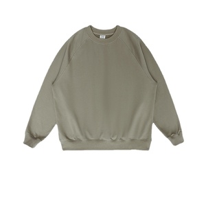 Bán Buôn Tùy Chỉnh Heavyweight 400G Hoodies Cổ Điển Rửa Trống Dày Quá Khổ Áo Thả <span class=keywords><strong>Crewneck</strong></span> Áo - Product Image 5