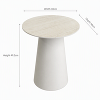 Table d'appoint en bois de style scandinave, table basse ronde minimaliste pour restaurant, hôtel, bureau