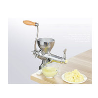 Draagbare roestvrijstalen handmatige slowjuicer voor sinaasappels, voor thuisgebruik
