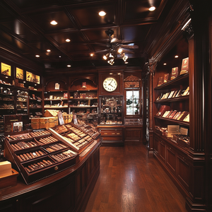Smoke Shop Großhandel Zedernholz Schiebetüren Zigarren schrank mit Zigarren Humidor Günstigere Display Regale - Product Image 1