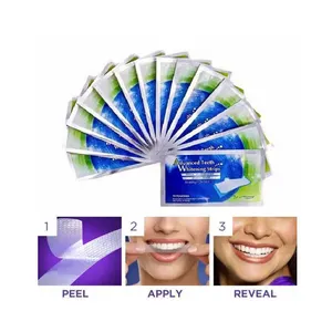 Täglicher Gebrauch Großhandel Private Label Mundschutz Schnelles Ergebnis Mint Teeth White ning Strips Drops hipping