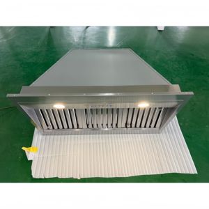 Campana Extractora de Cocina de 34 Pulgadas, 900 CFM, Integrada, Cuerpo de Acero Inoxidable, Deflector, Iluminación LED Eléctrica, Control Táctil Suave para Hoteles y Hogares - Product Image 5