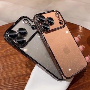 เคสกันกระแทกแบบแข็ง PC สำหรับ iPhone 17 Pro Max รุ่นใหม่เคลือบเงาแบบกลิตเตอร์ ใช้ได้กับ iPhone 16 Pro Max - Product Image 1