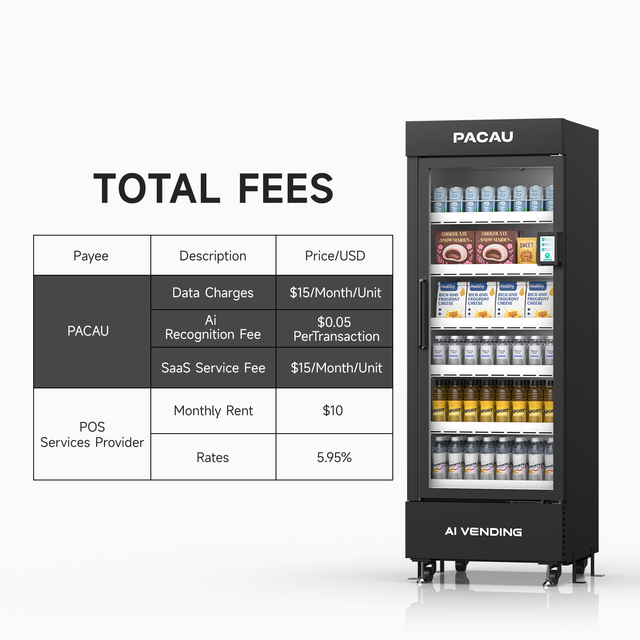 24/7 Unattended Retail Snacks Cold Beverage Vending Machine AI 570L Capacity Automatic Combo Remote Monitoring 4G LTE