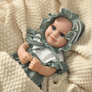 Nouveau style 40 cm Poupées reborn en <span class=keywords><strong>vinyle</strong></span> pleine longueur Poupée bébé en silicone Poupée reborn en <span class=keywords><strong>vinyle</strong></span> pour fille Poupées reborn réalistes - Product Image 2