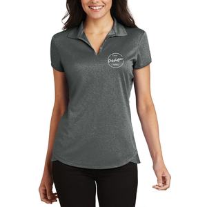 Haute qualité femmes pour chemises de cou en gros col en v été maillot tricoté anti-rétrécissement séchage rapide décontracté Logo brodé - Product Image 5