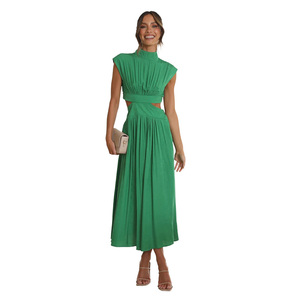 Maxi Dress Korean - Elegant Vintage Summer Style
