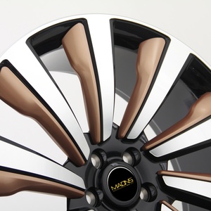 Carriole Maons pronto per la spedizione cerchio in alluminio <span class=keywords><strong>22</strong></span> 23 pollici 5X120 Multi raggio BMF bronzo canna di fucile ruota forgiata per Range Rover - Product Image 5