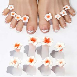 Separador de Dedos de Silicona, Separador de Uñas, Herramienta de Uñas con Pedrería en Forma de Gota de Agua, Separador de Dedos del Pie - Product Image 5