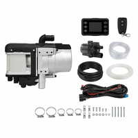 Chauffe-eau diesel, essence, méthanol 12V 24V 5KW avec télécommande vocale numérique, chauffe-eau de refroidissement du moteur pour véhicule