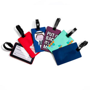 ป้ายบัตรประจำตัวสำหรับกระเป๋าเดินทางทำจากยางซิลิโคนเนื้อนิ่มทำจากพีวีซีนุ่ม - Product Image 2