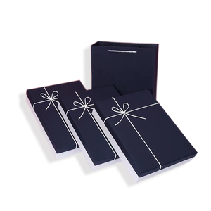 Hộp giấy sang trọng thanh lịch với nắp cứng và chèn tùy chỉnh cơ sở cho quà tặng lễ hội - Product Image 4