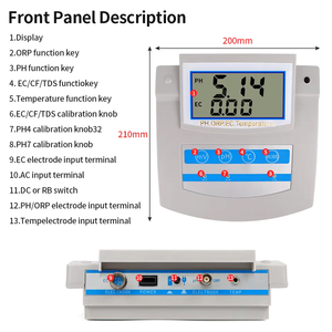 Detector online de alta precisão 6 em 1 para <span class=keywords><strong>PHS</strong></span>-26C, medidor de pH, TDS CF, <span class=keywords><strong>monitor</strong></span> de qualidade da água, de alta precisão - Product Image 6