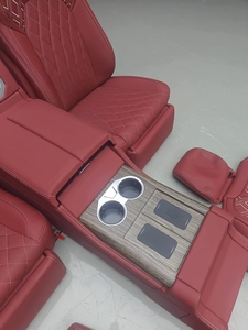 Asientos VIP Aero Power Captain de 4 Plazas para Toyota Land Cruiser LC300 LC200 <span class=keywords><strong>SkyFly</strong></span> 1.0, de Cuero PU, Ventilados, Calefactados y con Masaje Reclinable - Product Image 4
