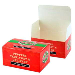 مصنع بالجملة رخيصة يسلب الأسماك والبطاطس صناديق ورقية - Product Image 2