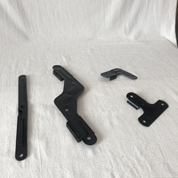 HE-1111, Accessoires de table de pique-nique noirs, vente chaude en Corée du Sud, quincaillerie pour table pliable, quincaillerie pour table de camping, charnières métalliques