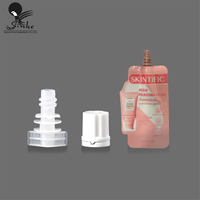 Bouchon de bec verseur en plastique de 5 mm - Capuchon de petit diamètre pour pochette d'emballage de crème cosmétique et de liquide de soin de la peau