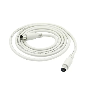 Cable Mini DIN de 8 Pines, 8 Conectores Mini DIN, Cable Macho-Macho de 8 Pines, Beige, 1.5/2/3/4/5/6/7/9 M - Product Image 1