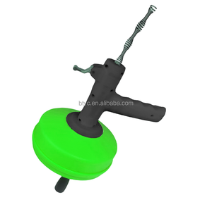 Serpiente de drenaje con accesorio de taladro-Serpiente de plomería ideal para el desbloqueo del fregadero y el drenaje-Sinfín de drenaje sólido (50 pies-1/4 pulgadas) - Product Image 6