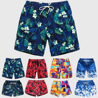 Shorts de surf en polyester pour hommes, maillots de bain imperméables, impression numérique, shorts de sport pour la plage