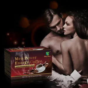 5g*20 Hot Sale Black Maca Latte Coffee Man Care Product Maca Energy Coffee Maca Energy Coffee For Men
