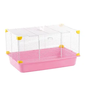 Cage de hamster Simple rose taille XL adaptée à l'élevage à grande échelle dans les fermes