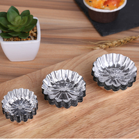 Moules à tartelettes en aluminium personnalisés, 55 ml, résistants à la chaleur, compatibles micro-ondes, écologiques, mini-tasses à tartelettes au citron