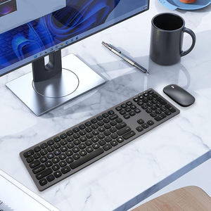Professional Full Size Multimedia Rechargeable 2.4Ghz Wireless Keyboard and <b>Mouse</b> Combo for PC and Desktop Computer Hot Sale - Product Image 2
