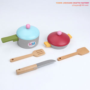 Ensemble <span class=keywords><strong>de</strong></span> jouets <span class=keywords><strong>de</strong></span> <span class=keywords><strong>cuisine</strong></span> éducatifs en bois pour la maternelle - Product Image 4