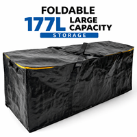 Sac de rangement extra large et léger 177L, pliable, imperméable, robuste, écologique, organisateur pour armoire, voyage, salon