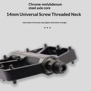 Pédales de vélo de montagne universelles en alliage d'aluminium haute résistance, scellées, avec 4 roulements - Product Image 4