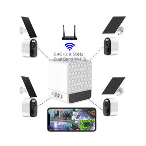 Năng lượng mặt trời <span class=keywords><strong>Camera</strong></span> an ninh CCTV Set không dây ngoài trời 2K QHD <span class=keywords><strong>Home</strong></span> Hệ thống an ninh 2-Cam Kit với cam-to-cam Sync Color Night Vision - Product Image 3