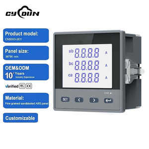 CYDUN CN500-9Y RS485 AC80-270V Misuratore Digitale Trifase Multifunzione con Display LCD per Tensione, <span class=keywords><strong>Ampere</strong></span>, <span class=keywords><strong>Watt</strong></span>, Potenza, Energia e Frequenza - Product Image 2