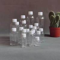 Bouteilles rechargeables 10ml 20ml 30ml 50ml 80ml 100ml Bouteilles en plastique PET transparentes vides avec bouchon à vis