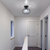 Lustre de plafond en cristal moderne personnalisé en usine avec douille E27 E26 pour couloir, allée, îlot de cuisine et éclairage de hall