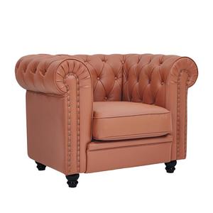 Canapé de salon en cuir, mobilier individuel de luxe et confortable pour la maison - Product Image 2