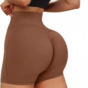 Shorts de sport taille haute pour femmes, taille élastique, shorts de yoga pour le sport, shorts de levage de fessier, motif tendance - Product Image 3