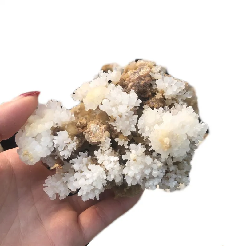 Natural beautiful irregular calcite stalactites quartz crystal cluster mineral specimen home decoration